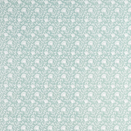 CLARKE AND CLARKE F1465/04.CAC.0 MELBY MINT Fabric - Eade's Wallpaper