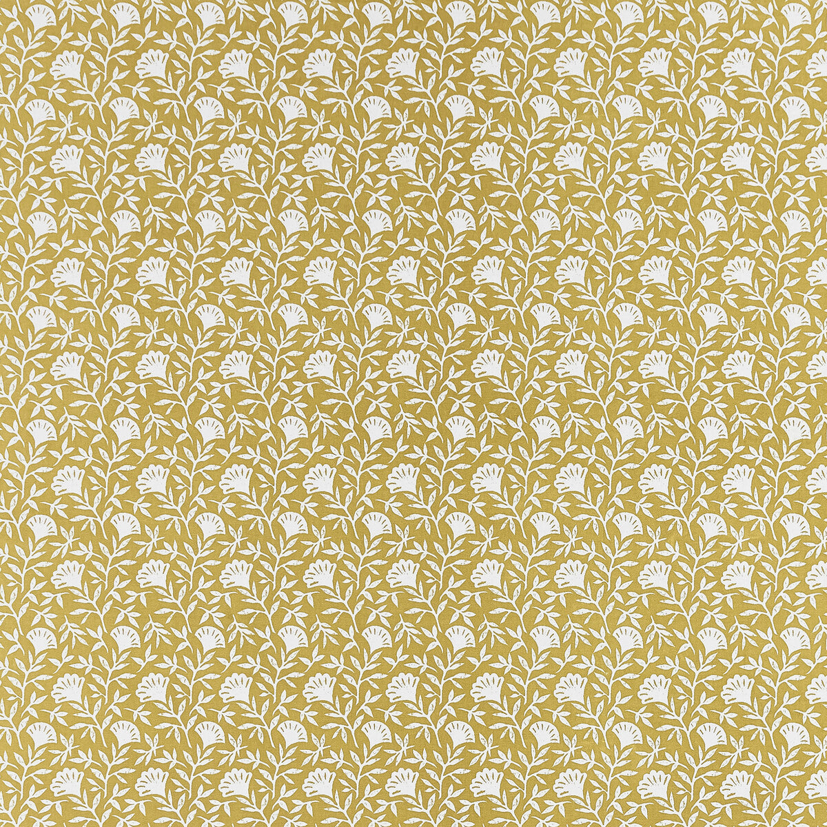 CLARKE AND CLARKE F1465/05.CAC.0 MELBY OCHRE Fabric - Eade's Wallpaper