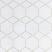 CLARKE AND CLARKE F1469/04.CAC.0 FORMA IVORY/SILVER Fabric - Eade's Wallpaper