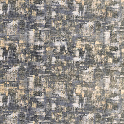 CLARKE AND CLARKE F1472/01.CAC.0 TESSELLATI CHARCOAL/GOLD Fabric - Eade's Wallpaper