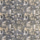 CLARKE AND CLARKE F1472/01.CAC.0 TESSELLATI CHARCOAL/GOLD Fabric - Eade's Wallpaper