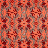 CLARKE AND CLARKE F1474/01.CAC.0 CASPIAN VELVET CORAL Fabric - Eade's Wallpaper