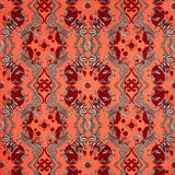 CLARKE AND CLARKE F1474/01.CAC.0 CASPIAN VELVET CORAL Fabric - Eade's Wallpaper