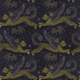 CLARKE AND CLARKE F1478/01.CAC.0 LYNX VELVET CHARCOAL Fabric - Eade's Wallpaper