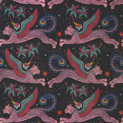 CLARKE AND CLARKE F1478/03.CAC.0 LYNX VELVET NAVY Fabric - Eade's Wallpaper