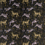CLARKE AND CLARKE F1479/02.CAC.0 PROTEA VELVET CHARCOAL Fabric - Eade's Wallpaper
