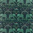 CLARKE AND CLARKE F1481/02.CAC.0 ZAMBEZI VELVET TEAL Fabric - Eade's Wallpaper
