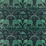 CLARKE AND CLARKE F1481/02.CAC.0 ZAMBEZI VELVET TEAL Fabric - Eade's Wallpaper