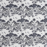 CLARKE AND CLARKE F1484/01.CAC.0 LOST WORLD SATIN BLUE Fabric - Eade's Wallpaper