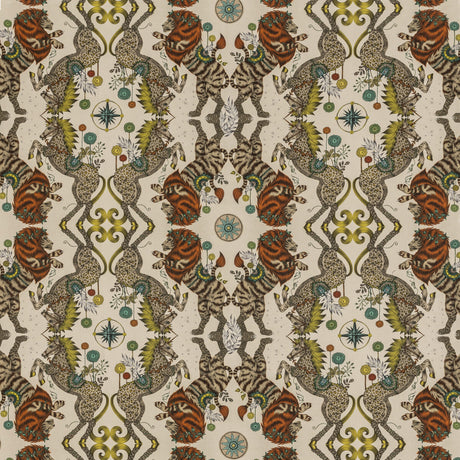 CLARKE AND CLARKE F1488/01.CAC.0 CASPIAN LINEN GOLD Fabric - Eade's Wallpaper