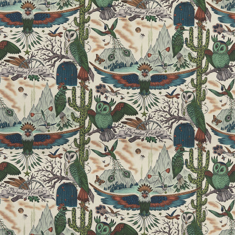 CLARKE AND CLARKE F1489/03.CAC.0 FRONTIER LINEN GREEN Fabric - Eade's Wallpaper