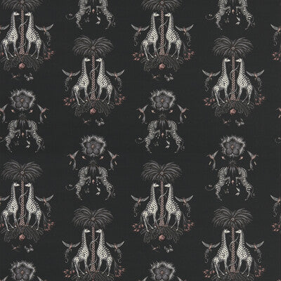 CLARKE AND CLARKE F1490/01.CAC.0 CREATURA LINEN CHARCOAL Fabric - Eade's Wallpaper