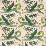 CLARKE AND CLARKE F1492/02.CAC.0 LYNX LINEN PINK Fabric - Eade's Wallpaper