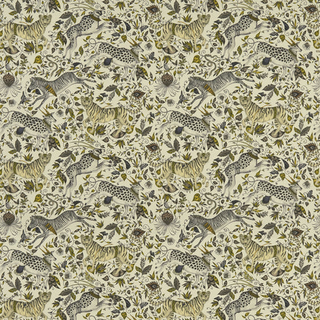 CLARKE AND CLARKE F1493/01.CAC.0 PROTEA LINEN GOLD Fabric - Eade's Wallpaper