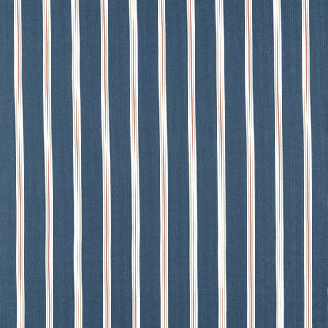CLARKE AND CLARKE F1500/03.CAC.0 KNIGHTSBRIDGE NAVY/ROUGE Fabric - Eade's Wallpaper