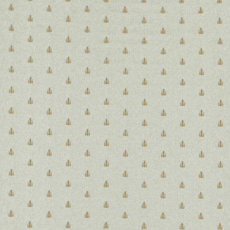CLARKE AND CLARKE F1507/02.CAC.0 FALENA LINEN/GOLD Fabric - Eade's Wallpaper