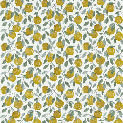 CLARKE AND CLARKE F1508/01.CAC.0 SICILIAN LEMON Fabric - Eade's Wallpaper