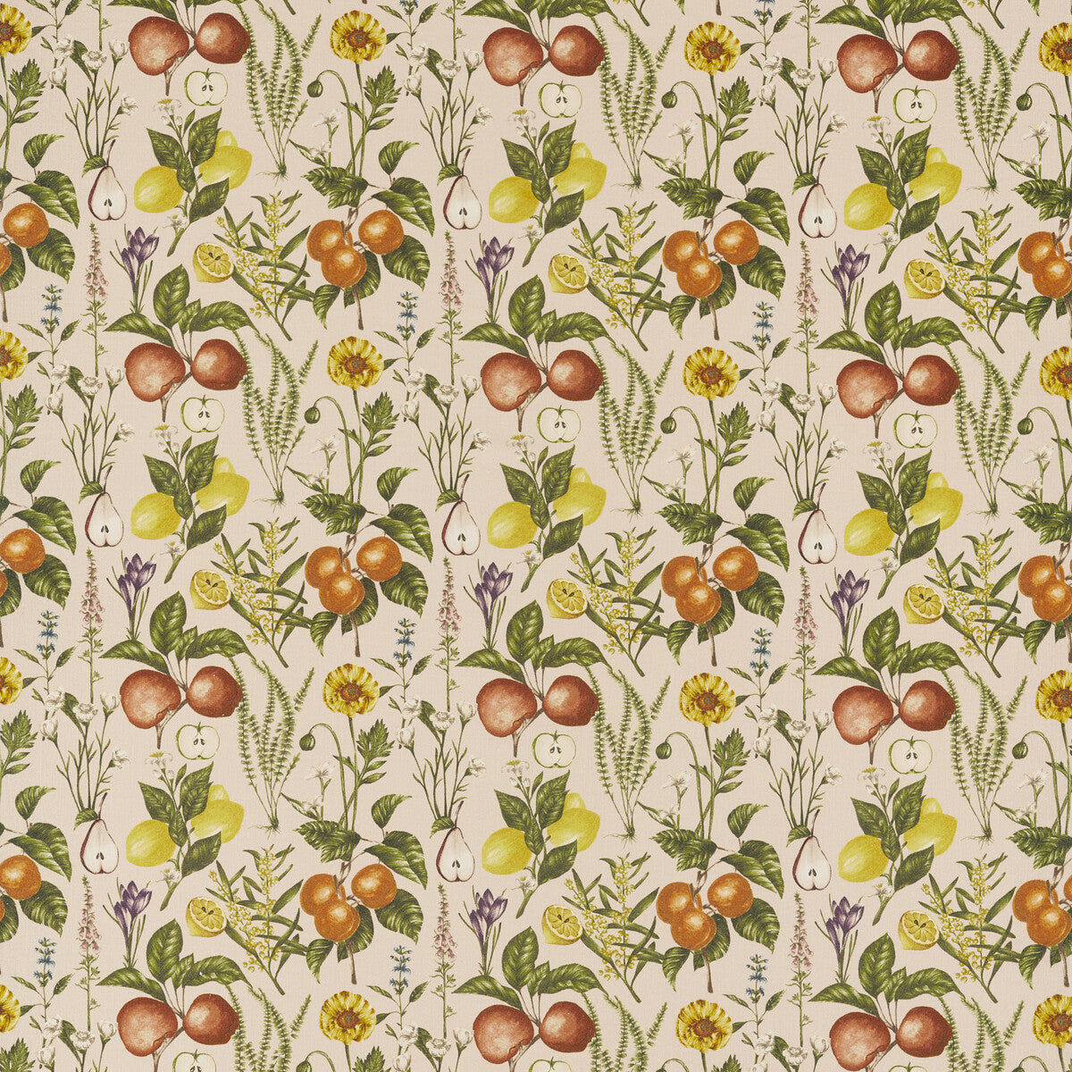 CLARKE AND CLARKE F1509/02.CAC.0 SORENTO BLUSH Fabric - Eade's Wallpaper