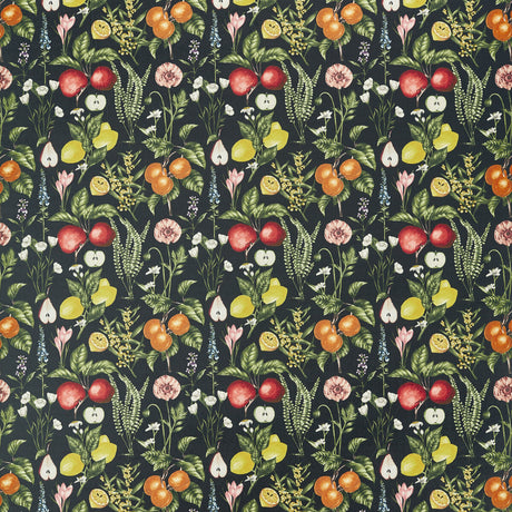 CLARKE AND CLARKE F1510/01.CAC.0 SORENTO EBONY VELVET Fabric - Eade's Wallpaper