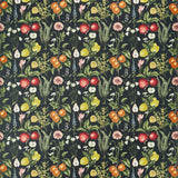 CLARKE AND CLARKE F1510/01.CAC.0 SORENTO EBONY VELVET Fabric - Eade's Wallpaper