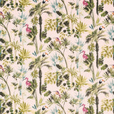 CLARKE AND CLARKE F1517/01.CAC.0 PALM BLUSH VELVET Fabric - Eade's Wallpaper