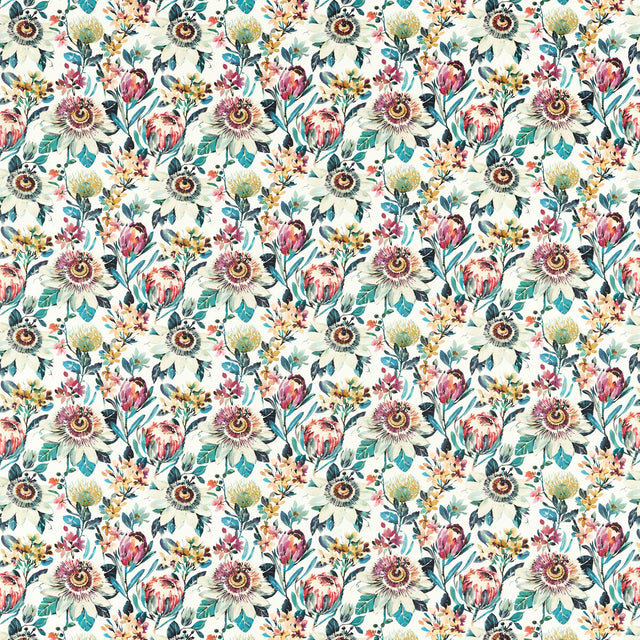 CLARKE AND CLARKE F1519/03.CAC.0 PARADISE RUSSET Fabric - Eade's Wallpaper