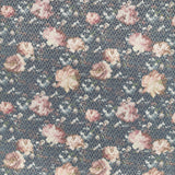 CLARKE AND CLARKE F1523/04.CAC.0 CAMILE SPICE/DUSK Fabric - Eade's Wallpaper