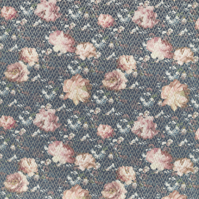 CLARKE AND CLARKE F1523/04.CAC.0 CAMILE SPICE/DUSK Fabric - Eade's Wallpaper