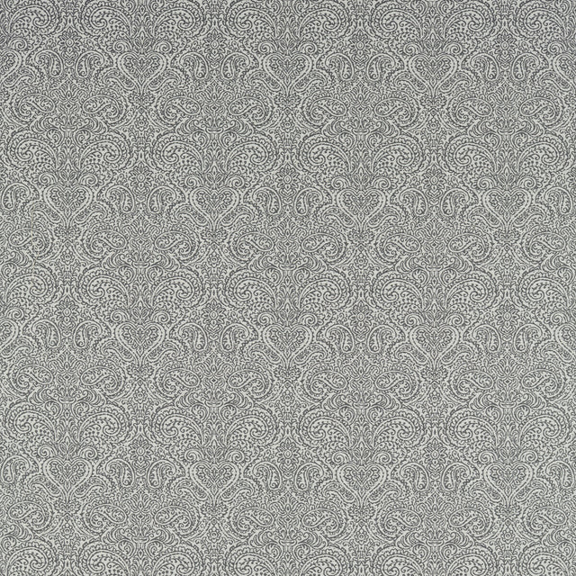 CLARKE AND CLARKE F1540/02.CAC.0 ADA CHARCOAL Fabric - Eade's Wallpaper