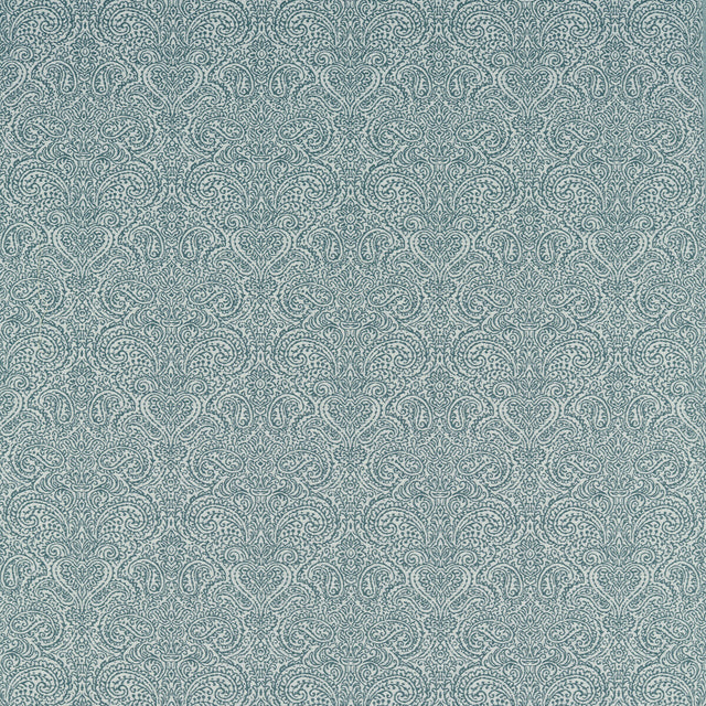 CLARKE AND CLARKE F1540/06.CAC.0 ADA TEAL Fabric - Eade's Wallpaper