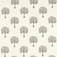 CLARKE AND CLARKE F1541/02.CAC.0 BERGAMOT CHARCOAL/LINEN Fabric - Eade's Wallpaper