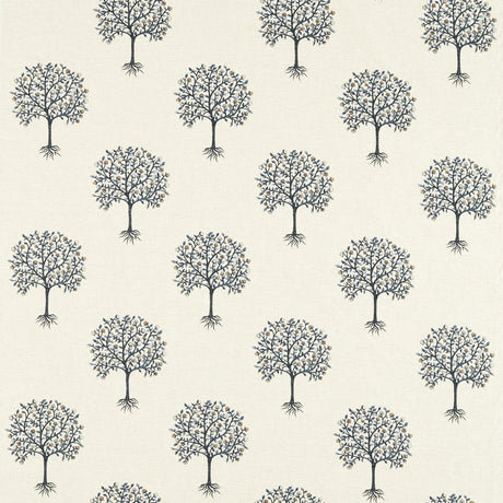 CLARKE AND CLARKE F1541/03.CAC.0 BERGAMOT DENIM/MIDNIGHT Fabric - Eade's Wallpaper