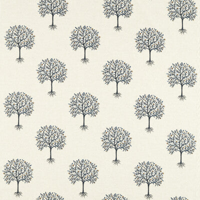 CLARKE AND CLARKE F1541/03.CAC.0 BERGAMOT DENIM/MIDNIGHT Fabric - Eade's Wallpaper