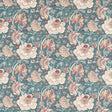 CLARKE AND CLARKE F1542/04.CAC.0 LUCIENNE TEAL Fabric - Eade's Wallpaper