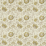 CLARKE AND CLARKE F1543/01.CAC.0 ADELINE ANTIQUE/CHARCOAL Fabric - Eade's Wallpaper