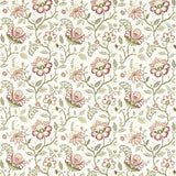 CLARKE AND CLARKE F1543/02.CAC.0 ADELINE BLUSH/RASPBERRY Fabric - Eade's Wallpaper