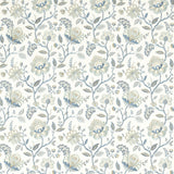 CLARKE AND CLARKE F1543/03.CAC.0 ADELINE DENIM/MIDNIGHT Fabric - Eade's Wallpaper