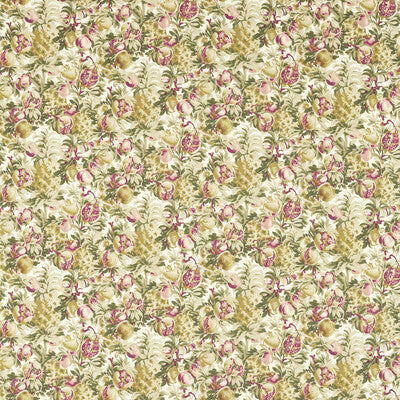 CLARKE AND CLARKE F1544/02.CAC.0 FRANCIS BLUSH/RASPBERRY Fabric - Eade's Wallpaper