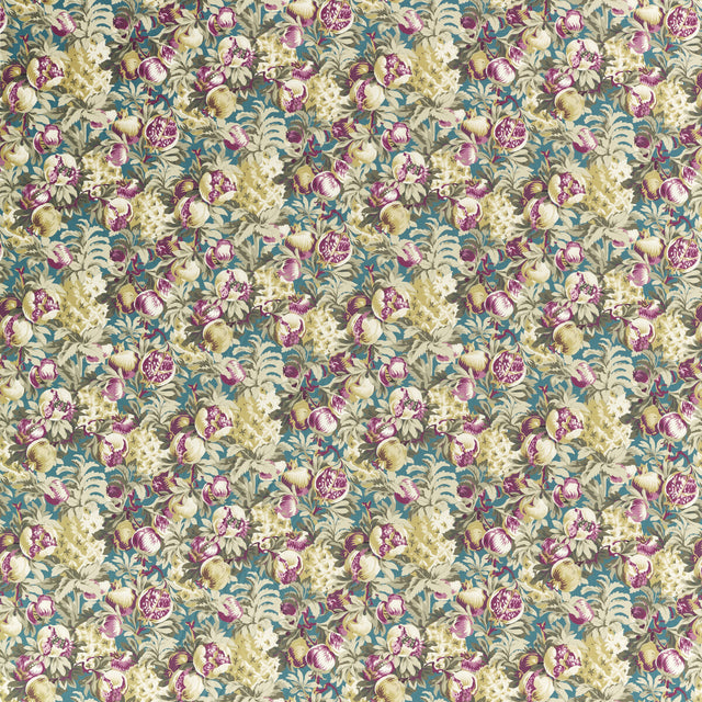 CLARKE AND CLARKE F1545/02.CAC.0 FRANCIS TEAL VELVET Fabric - Eade's Wallpaper