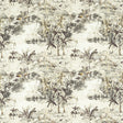 CLARKE AND CLARKE F1546/01.CAC.0 HABITAT CHARCOAL/LINEN Fabric - Eade's Wallpaper