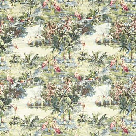 CLARKE AND CLARKE F1546/02.CAC.0 HABITAT LAGOON Fabric - Eade's Wallpaper