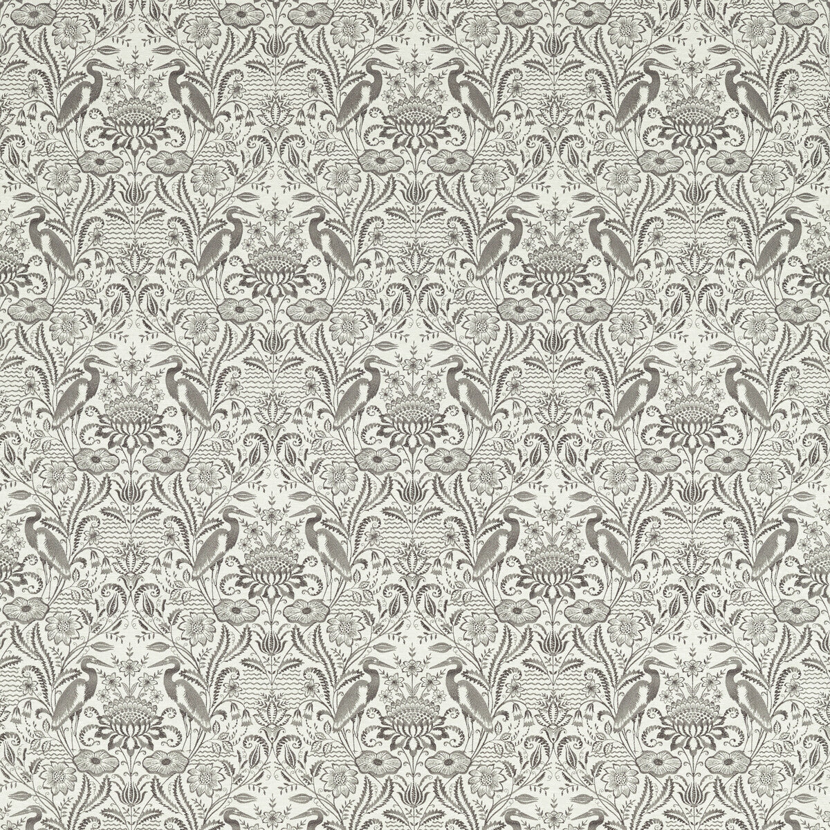 CLARKE AND CLARKE F1547/02.CAC.0 NAKURU CHARCOAL/LINEN Fabric - Eade's Wallpaper
