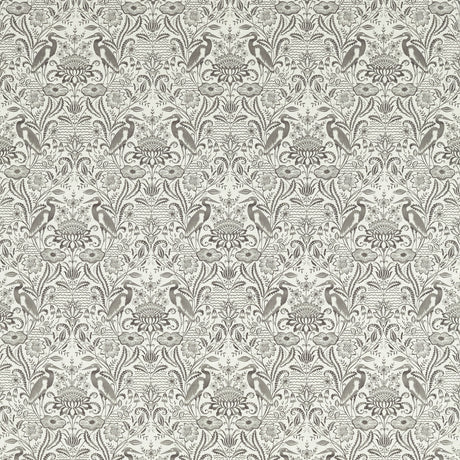 CLARKE AND CLARKE F1547/02.CAC.0 NAKURU CHARCOAL/LINEN Fabric - Eade's Wallpaper