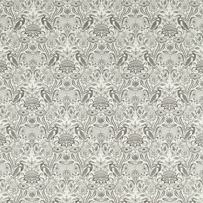 CLARKE AND CLARKE F1547/02.CAC.0 NAKURU CHARCOAL/LINEN Fabric - Eade's Wallpaper
