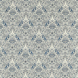CLARKE AND CLARKE F1547/04.CAC.0 NAKURU MIDNIGHT/LINEN Fabric - Eade's Wallpaper
