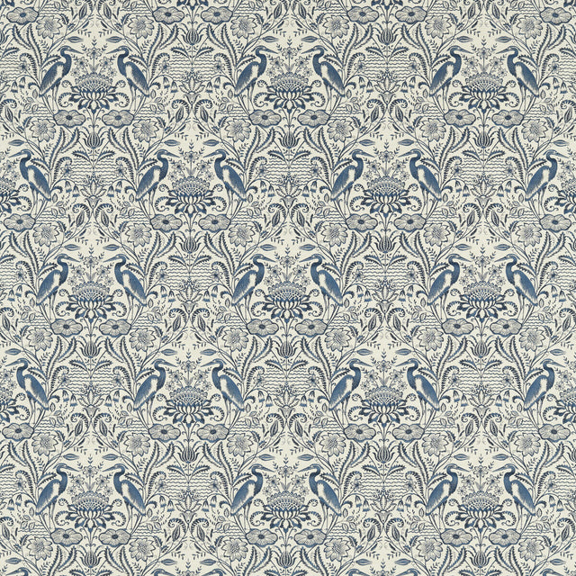 CLARKE AND CLARKE F1547/04.CAC.0 NAKURU MIDNIGHT/LINEN Fabric - Eade's Wallpaper