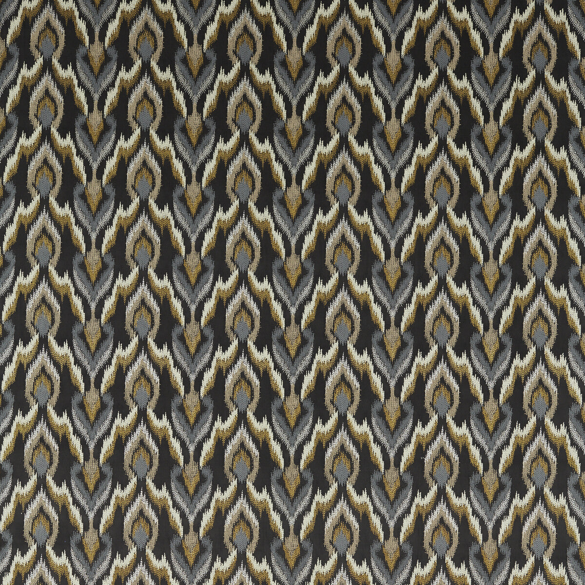 CLARKE AND CLARKE F1549/02.CAC.0 VELLUTO NERO Fabric - Eade's Wallpaper