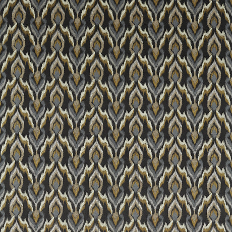 CLARKE AND CLARKE F1549/02.CAC.0 VELLUTO NERO Fabric - Eade's Wallpaper