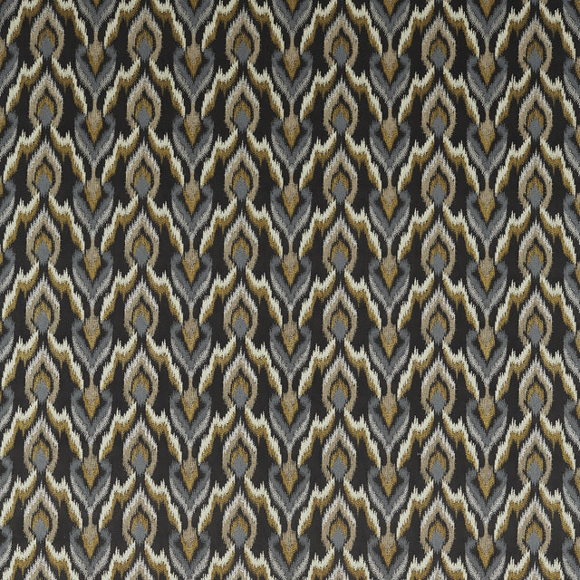 CLARKE AND CLARKE F1549/02.CAC.0 VELLUTO NERO Fabric - Eade's Wallpaper