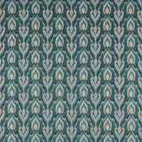 CLARKE AND CLARKE F1549/04.CAC.0 VELLUTO TEAL Fabric - Eade's Wallpaper